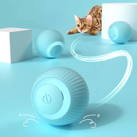Electric Cat Ball Toys Automatic Rolling Smart Cat Toys